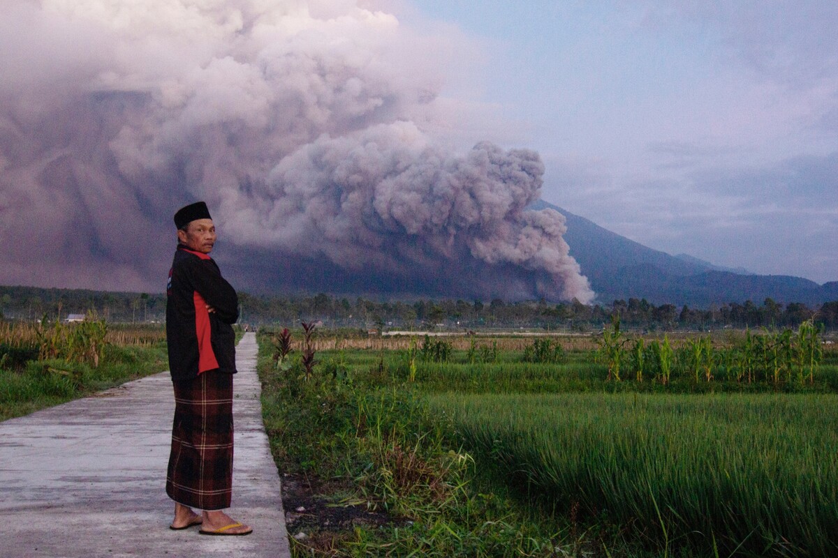 Semeru sopka indonesie