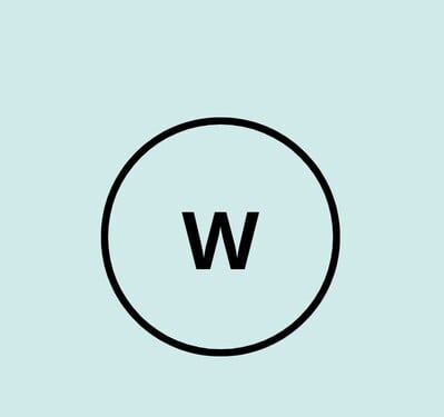 Čo znamená W v krúžku?