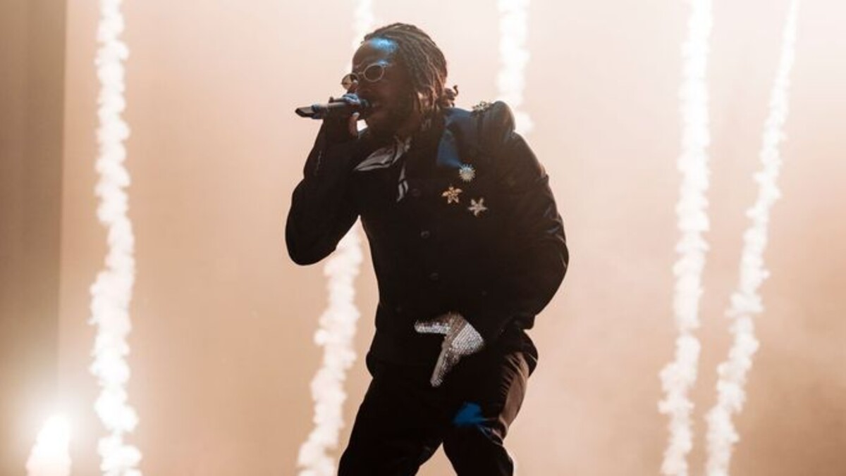 Ilustrační záběry ke koncertu Kendricka Lamara. Na pražský koncert nebyl fotografům přístup umožněn.