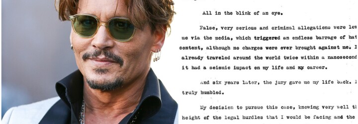Johnny Depp o vítězství: To nejlepší teprve přijde. Konečně začíná nová kapitola. Pravda nikdy nezahyne