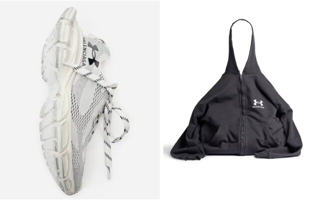 Balenciaga x Under Armour: Najuletenejšia spolupráca roka? Vydali špinavé tenisky aj tašku v tvare mikiny