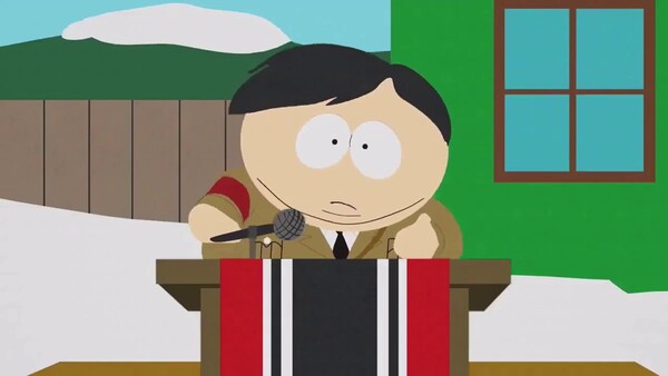 V jedné z epizod se Eric Cartman převlékne za nacistického vůdce Adolfa Hitlera a svolá shromáždění milovníků jednoho filmu. O který film se jednalo?