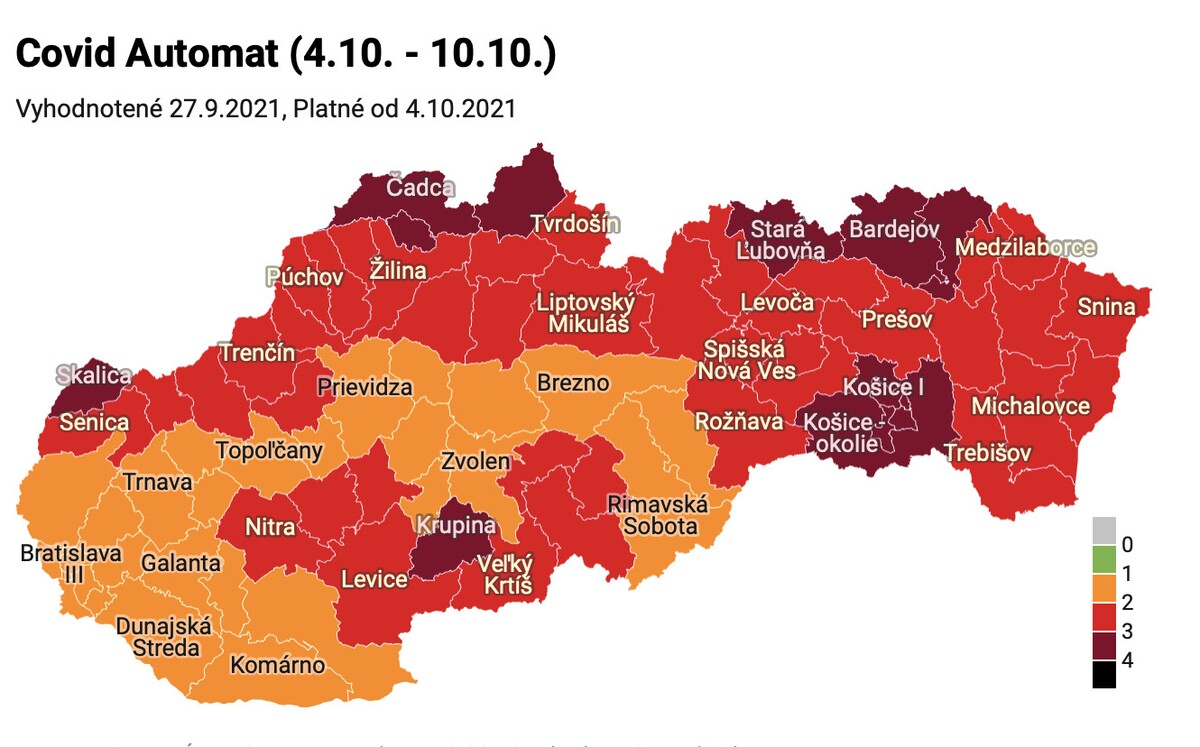 covid mapa