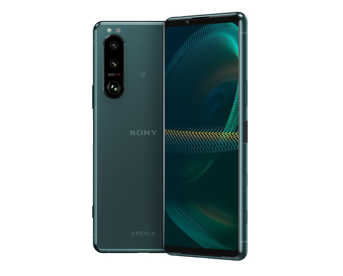 Sony Xperia 5 III v zelenej farbe.