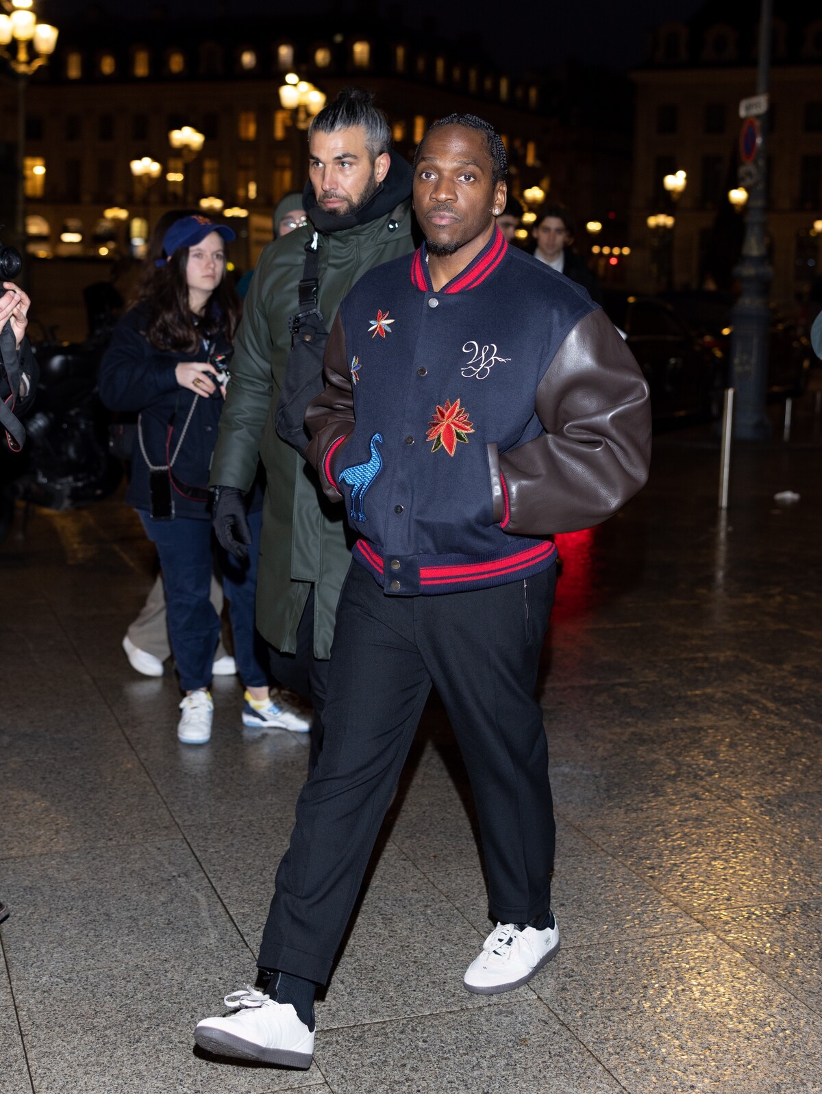 Pusha T ukázal na parížskom týždni módy vlastnú verziu tenisiek Adidas Originals Samba. 