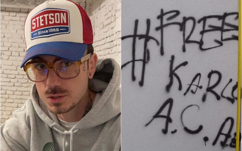 Chceli podporiť rapera Karla, spôsobili si veľký problém. Za nápisy #freekarlo vzniesla polícia mladíkom obvinenie.