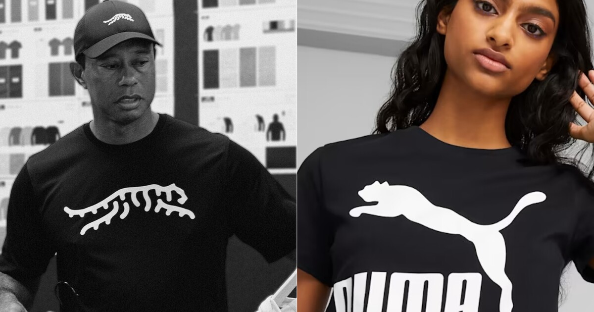 Puma žaluje světového golfistu. Vytvořil si značku, jejíž logo nápadně připomíná stejné zvíře