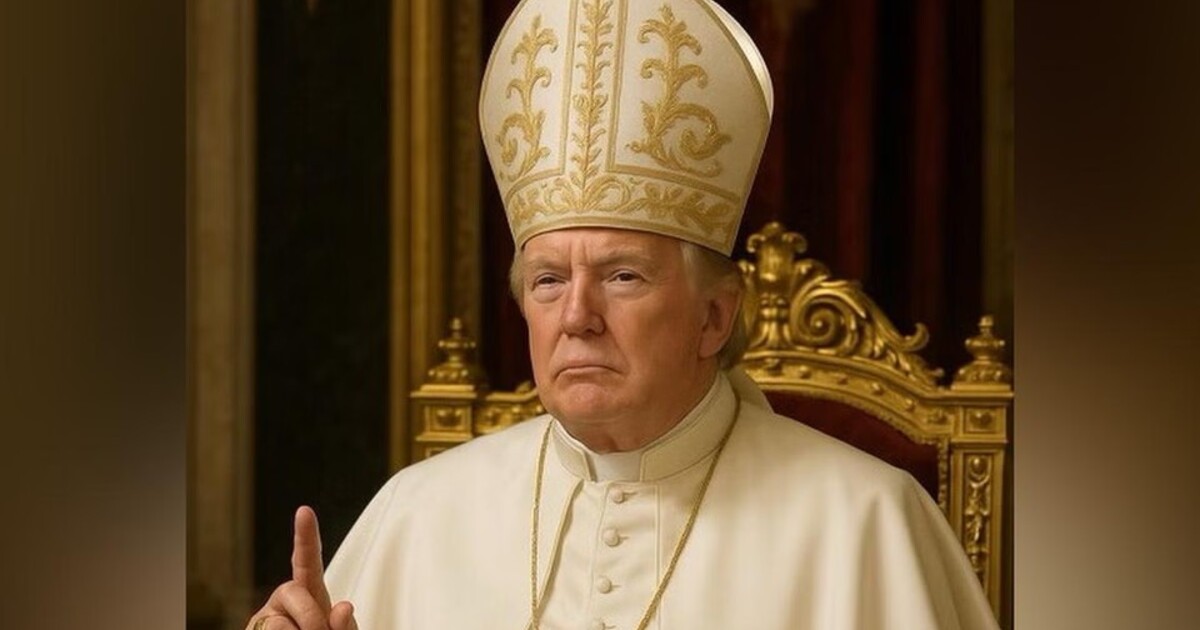 Trump zveřejnil obrázek sebe jako papeže. Příspěvek vzbudil vlnu kritiky