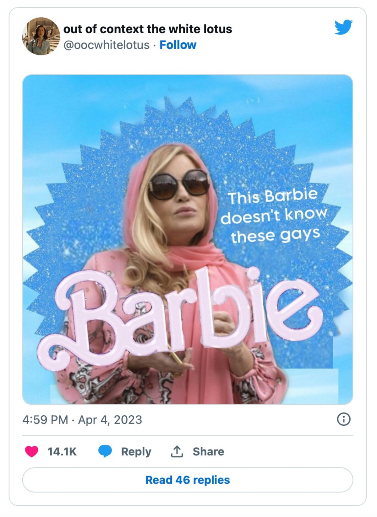 Barbie memes.