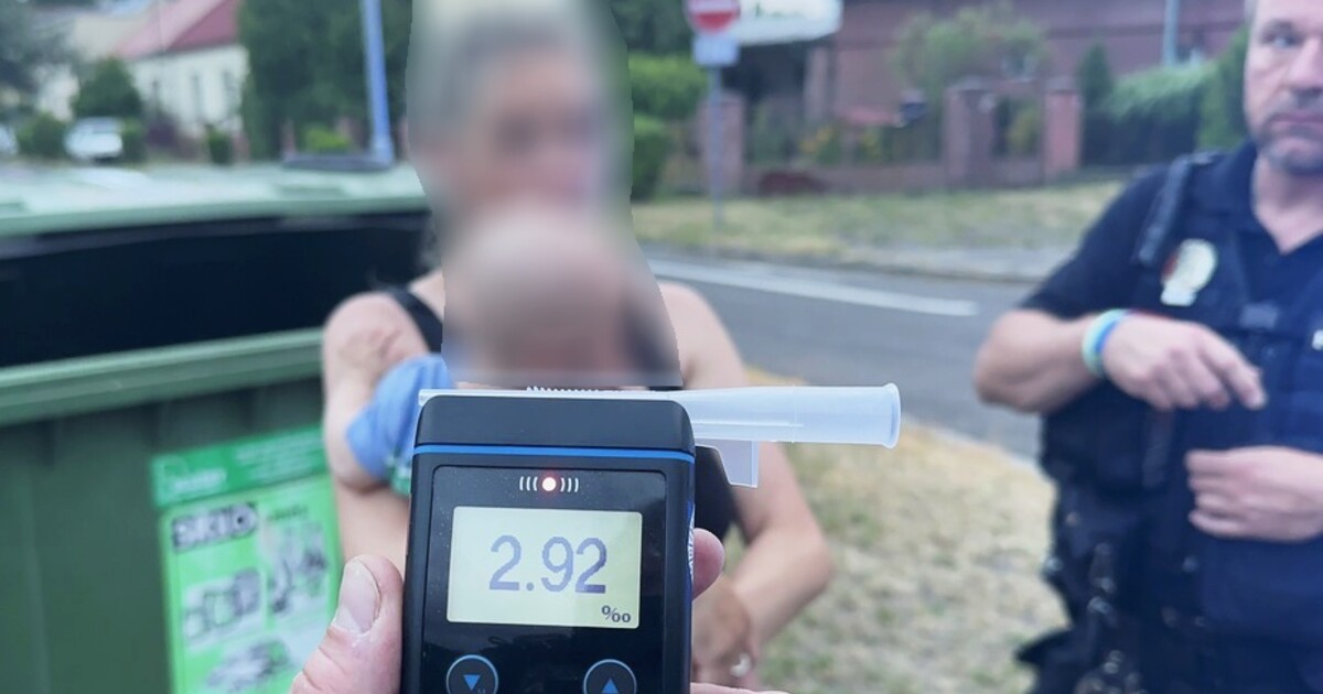 Opilá žena v Pardubicích vyklopila dítě z kočárku, nadýchala téměř 3 promile. Miminko muselo do nemocnice