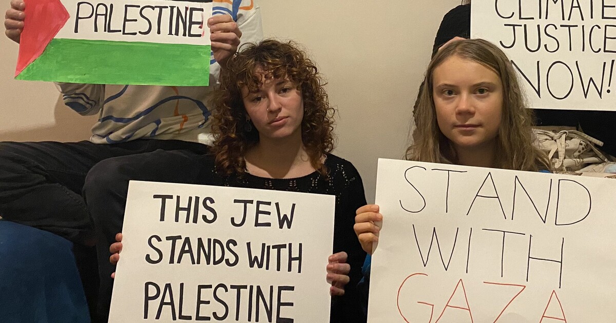 Greta Thunberg vyjádřila podporu Palestině. Ukázala transparent #StandWithGaza a dostala bídu