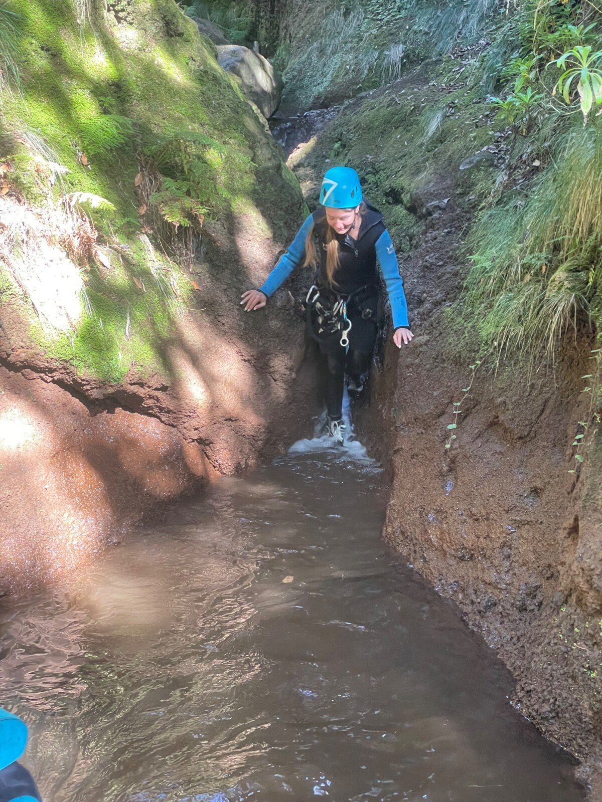 Canyoning.