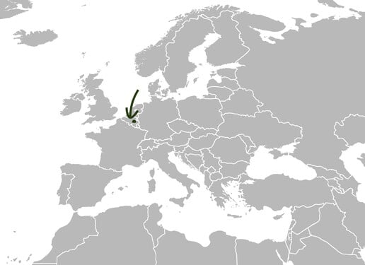 Na akú európsku krajinu ukazuje šípka?