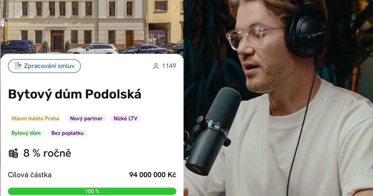 Influencer Vojta Žižka vybral skoro 100 milionů korun během několika hodin. Koupí za ně nemovitost