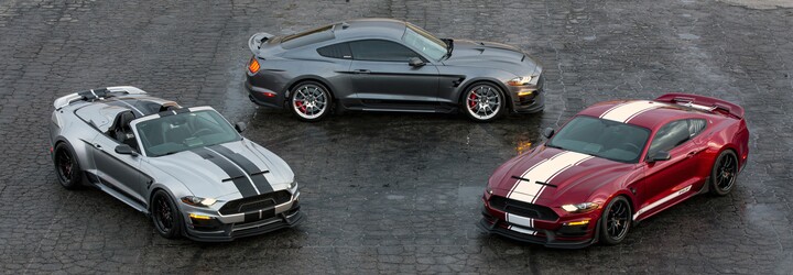 Šílený Shelby Super Snake Speedster je dvoumístný Mustang bez střechy s výkonem až 825 koní