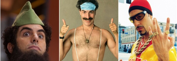 Sacha Cohen stvořil Ali G-ho a Borata, při některých filmech nosil neprůstřelnou vestu. Toto mu manželka pašovala v kalhotkách