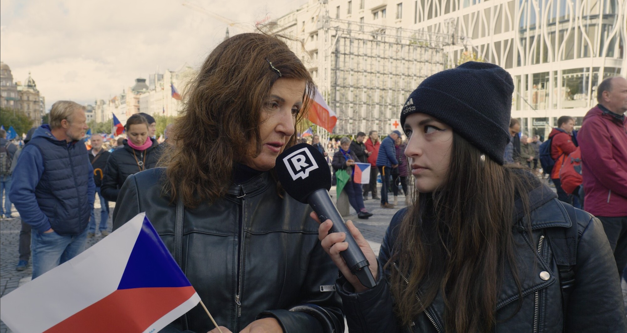 Protivládní demonstrace na Václavském náměstí