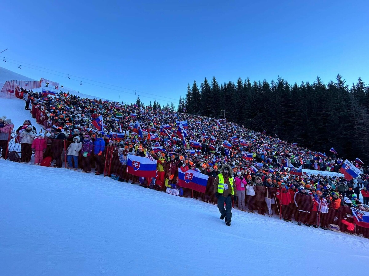 Obrovský slalom v Jasnej, fanúšikovia