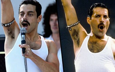 20minutové srovnání Bohemian Rhapsody s Live Aid koncertem tě přesvědčí, že Rami Malek dokonale zkopíroval Freddieho Mercuryho