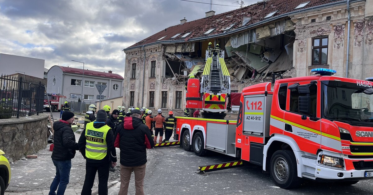 Nové informace o výbuchu ve Znojmě: Škoda za 15 milionů, policie zahájila trestní řízení