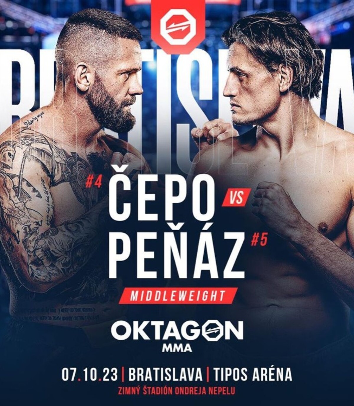 Vlasto Čepo Matěj Peňáz Oktagon MMA