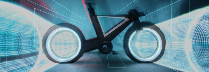 Cyclotron je kolo z budoucnosti, které má kola bez vidlic, futuristický design a moderní technologie
