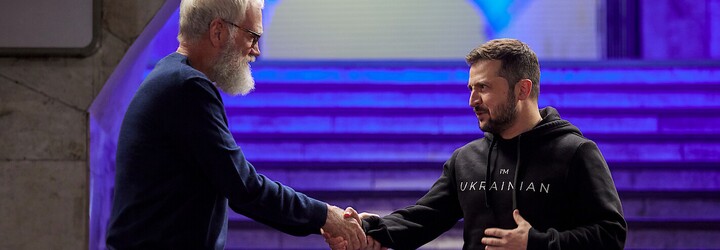 David Letterman vyzpovídal Volodymyra Zelenského. Rozhovor odvysílá Netflix do konce roku