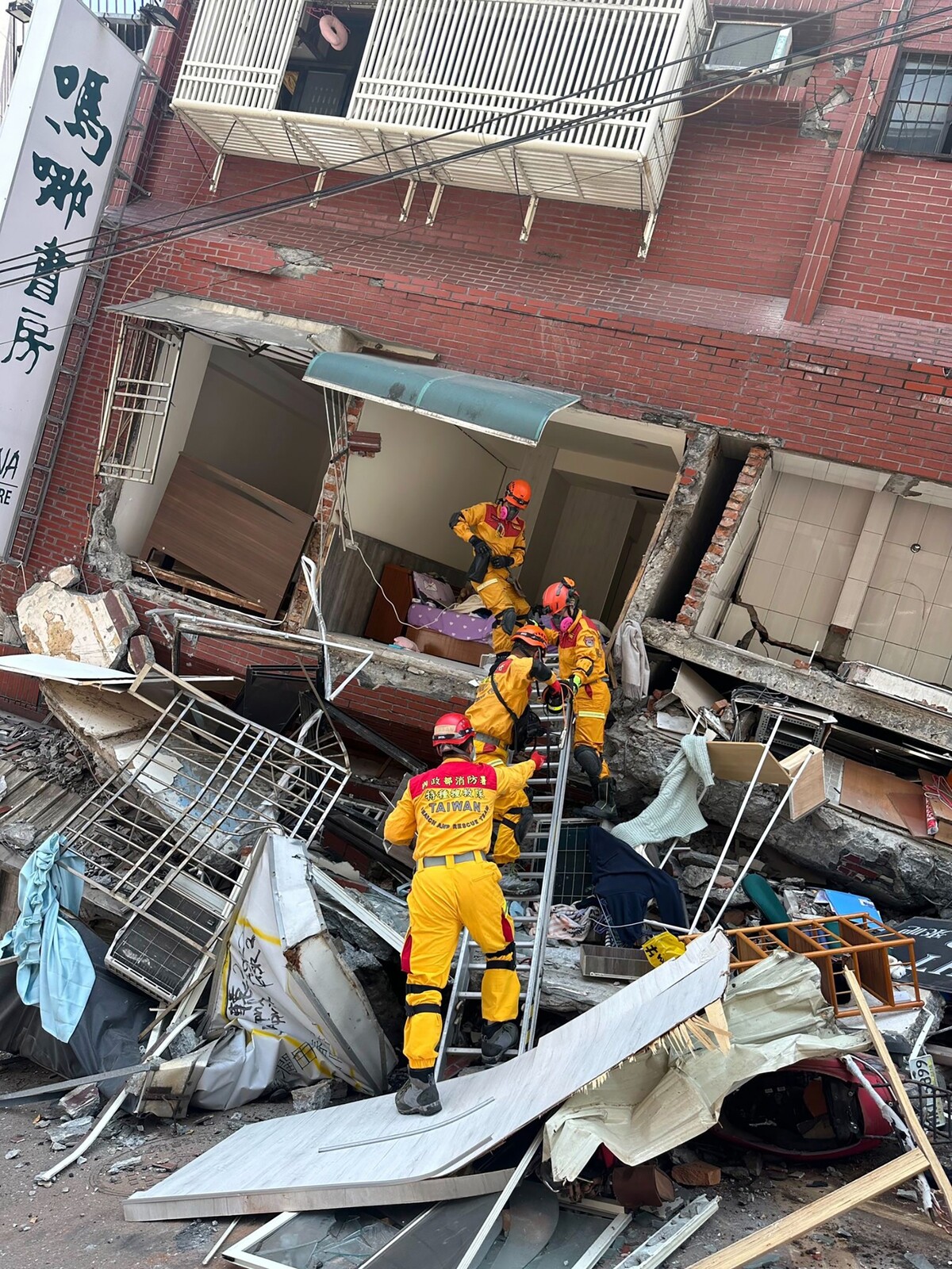 Tchai-wan, zemětřesení