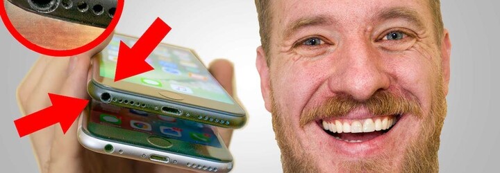 Muž napchal 3,5-milimetrový jack späť do iPhonu 7. Po týždňoch driny skutočne funguje