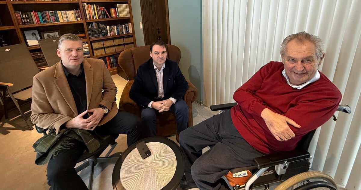 Zeman přijal Turka s Macinkou v Lánech. Přivezli mu churros z KFC, mluvili o prioritách vlády a rozpočtu