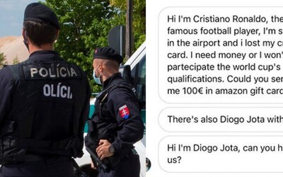 Už aj Cristiano Ronaldo chce Slovákov oklamať o peniaze, smeje sa na novom podvode polícia. Varuje ľudí, aby si dávali pozor.