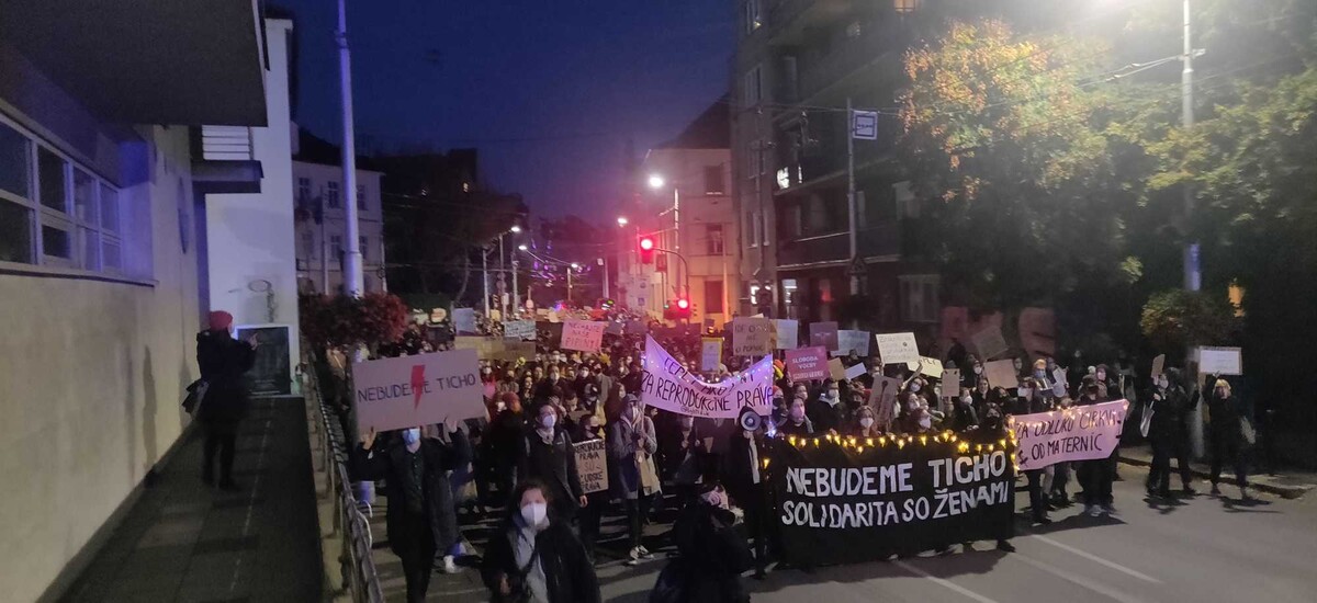 protest Bratislava