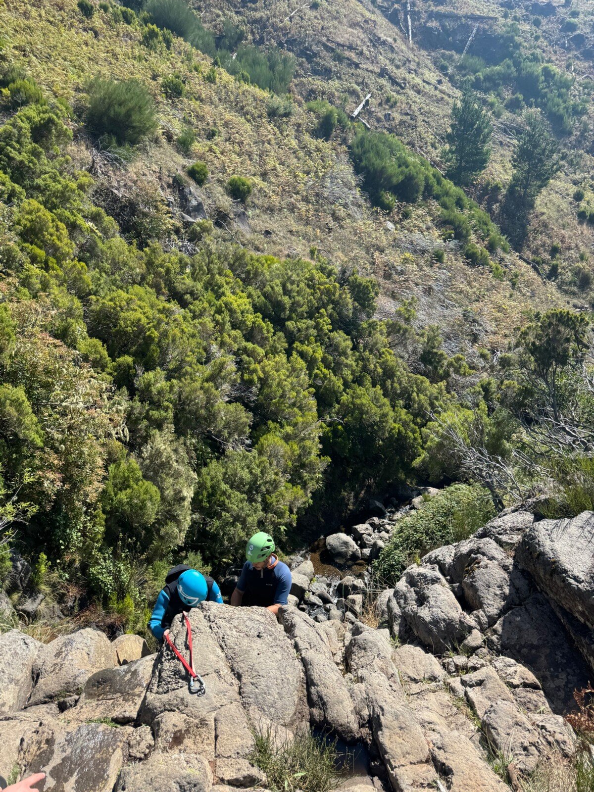 Canyoning.