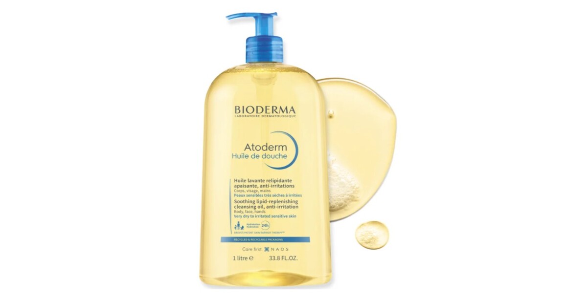 bioderma, sprchovací olej