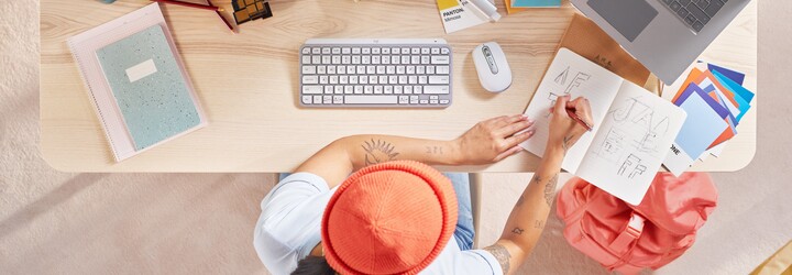 Bezdrátová klávesnice s minimalistickým designem ti pomůže maximalizovat svůj výkon