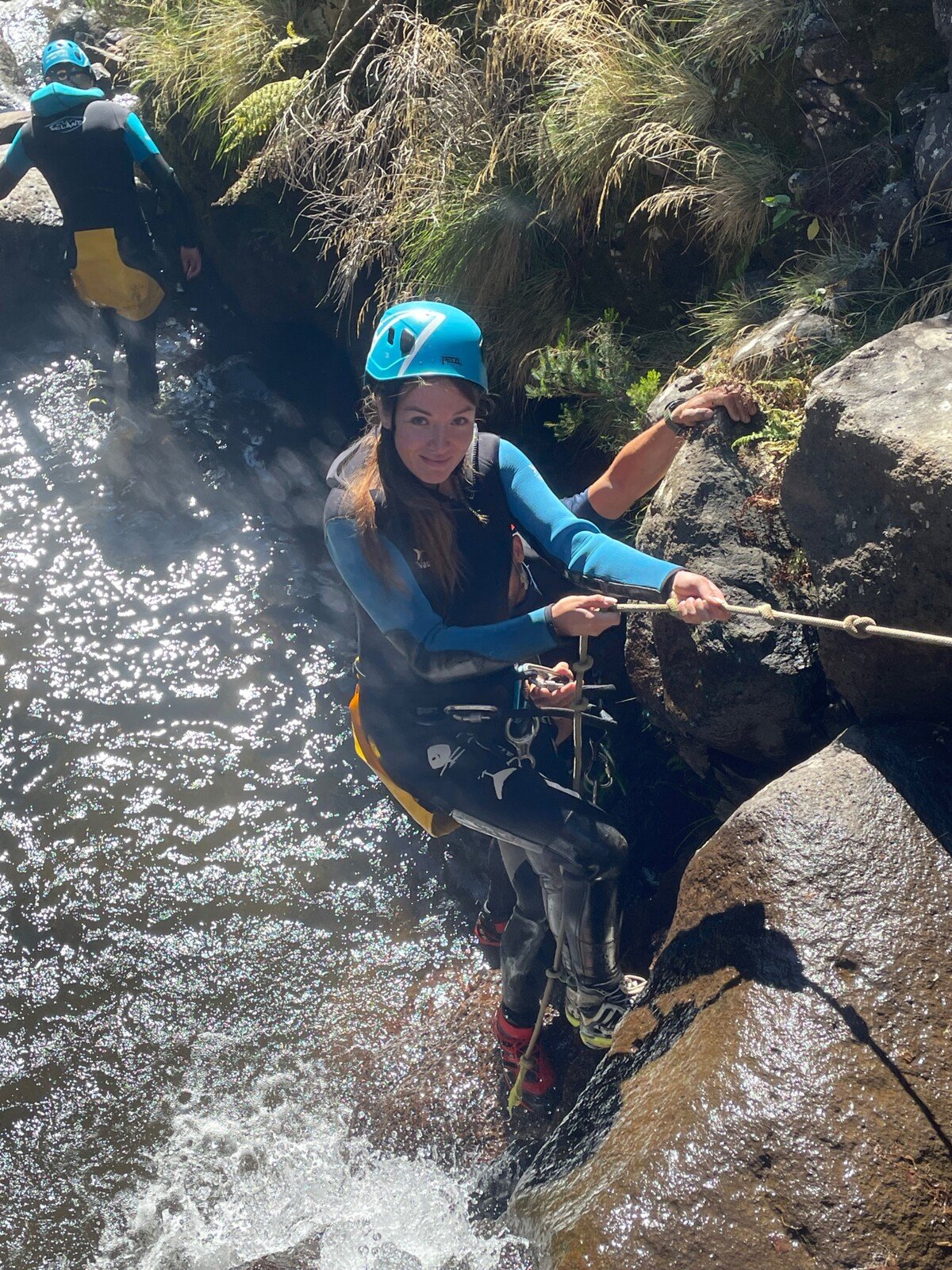 Canyoning.