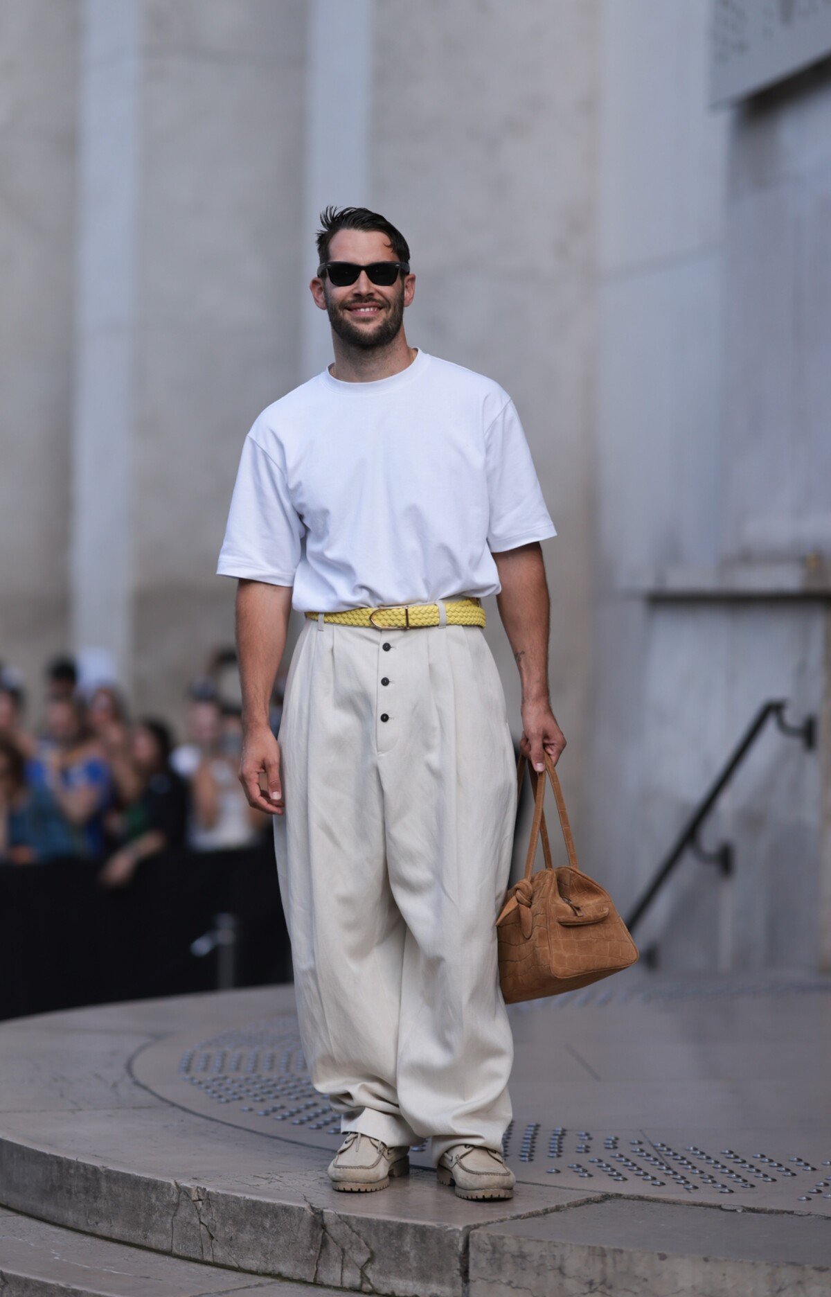 Návrhář Simon Porte Jacquemus v New Yorku.