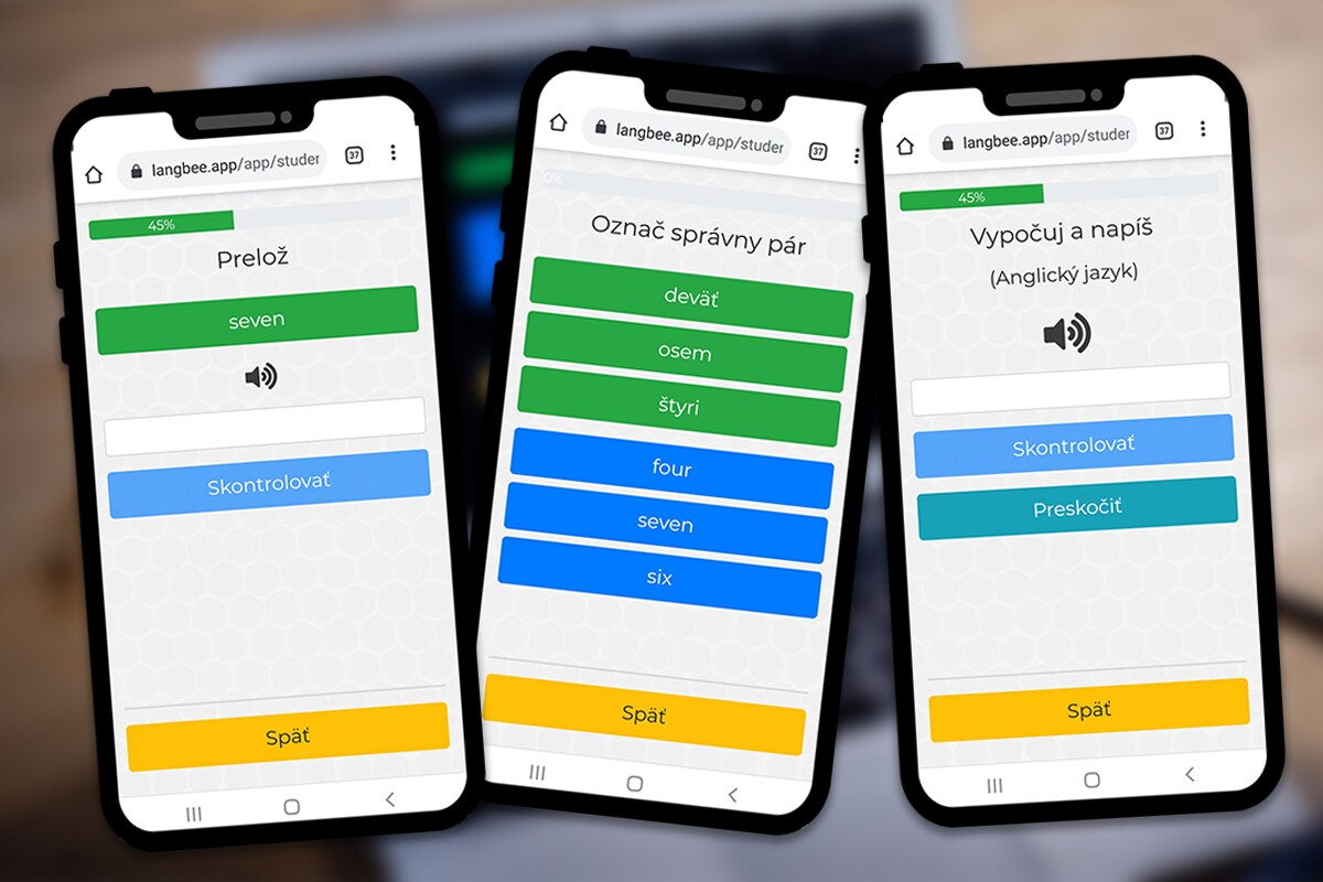 S aplikáciou LangBee sa učíš cudzie jazyky veľmi jednoducho. 