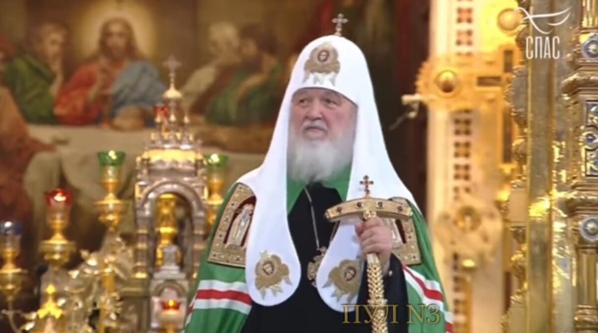 Ruský patriarcha Kirill.