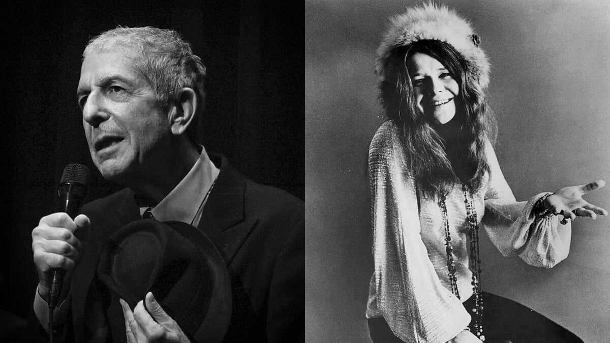 leonard cohen, janis Joplin