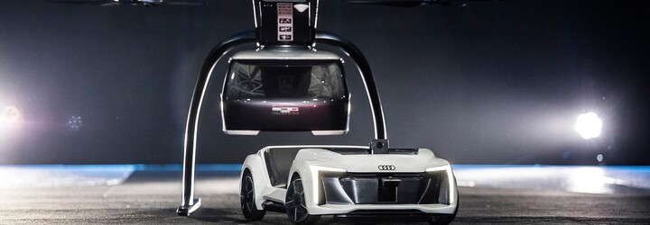 Audi a Airbus představily vlastní bezpilotní dron fungující jako taxi