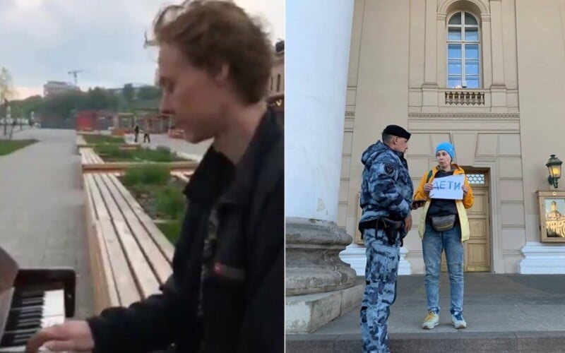 Rus ide do väzenia za „nacistickú propagandu“, lebo na verejnosti zahral ukrajinskú hymnu na klavíri.