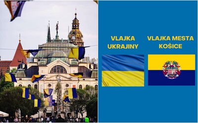 Rozhorčení Slováci nadávali na ukrajinskú vlajku, pomýlili si ju s košickou. Zareagovať musela až polícia.