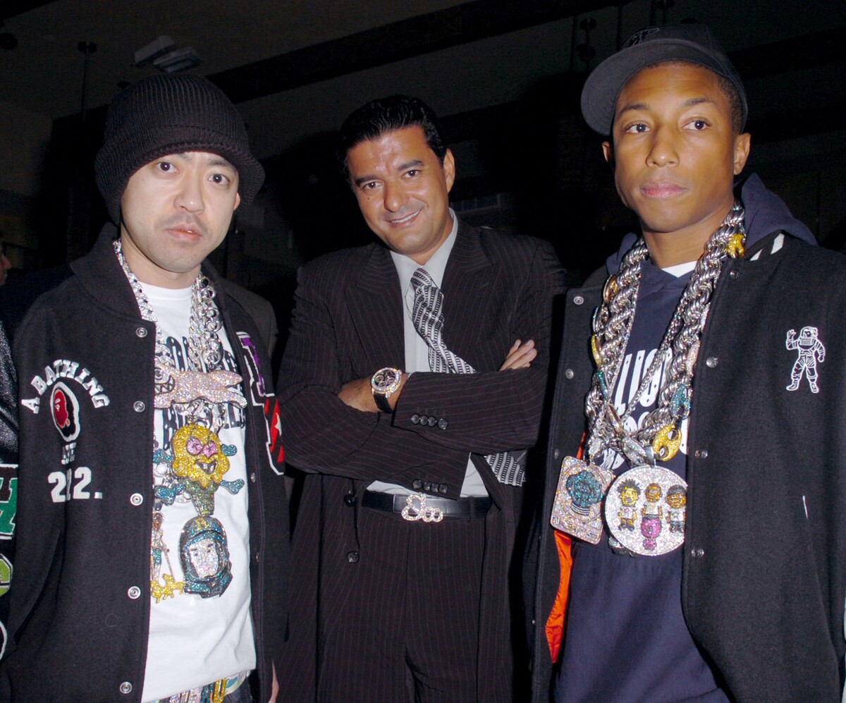 Pharrell Williams, NIGO, Jacob Arabo