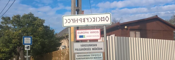 Staromaďarské písmo - kúsky histórie viditeľné popri cestách