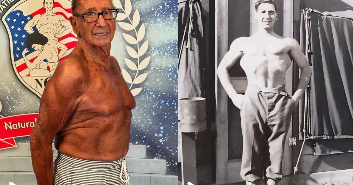 100letý kulturista prozradil své tajemství, které ho udrželo ve formě celé století
