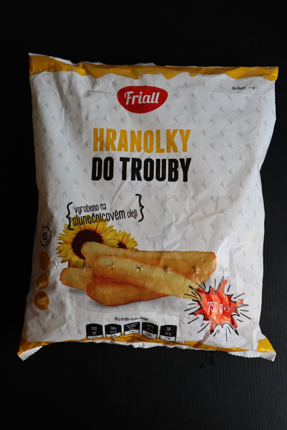 hranolky test