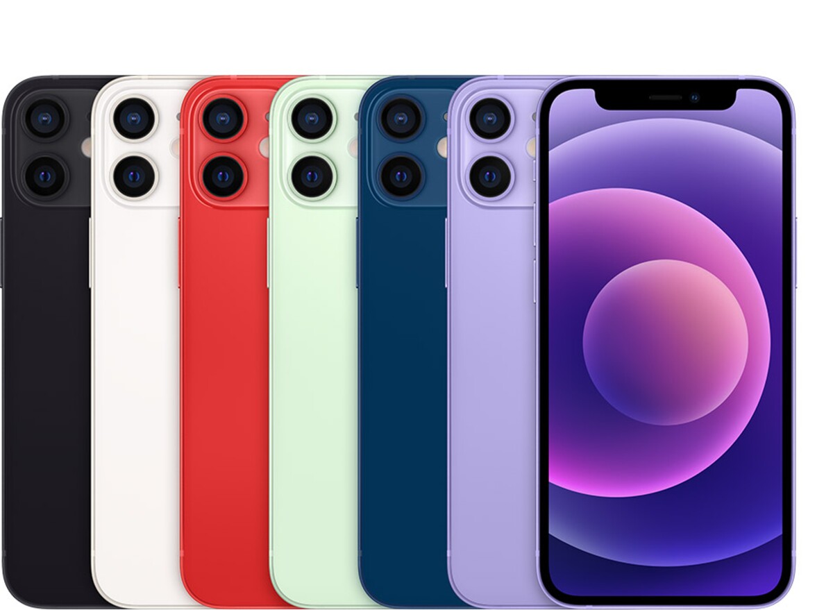 Rad iPhonov 12 z jesene 2020 v šiestich farbách.