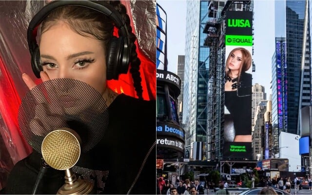 Slovenská raperka Luisa oslavuje veľký úspech. Objavila sa na najznámejšom billboarde na Times Square