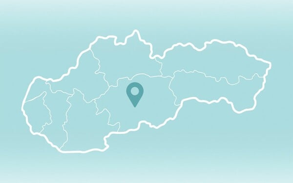 Ktorý okres je vyznačený na slepej mape?
